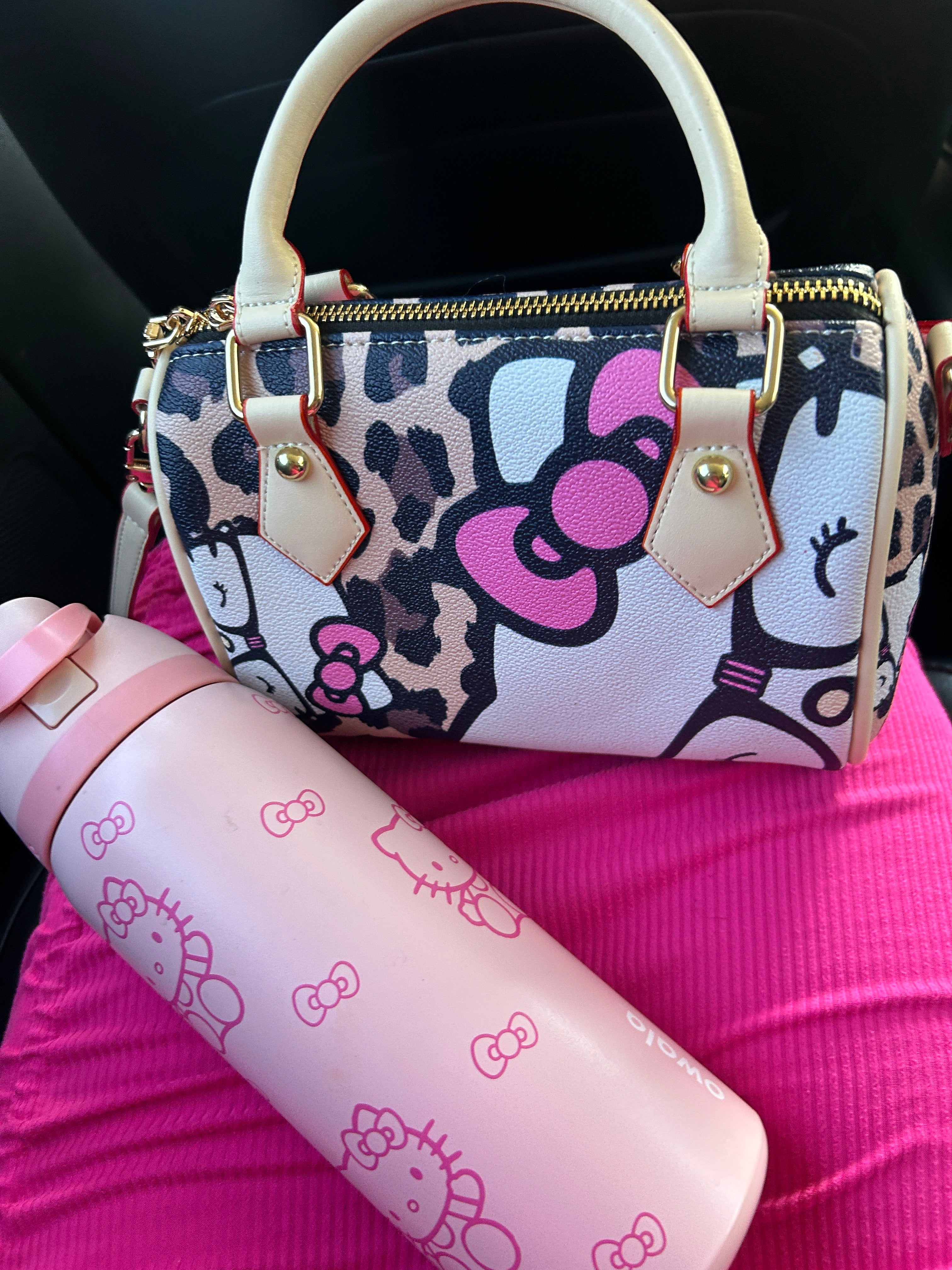 Cat face pillow bag